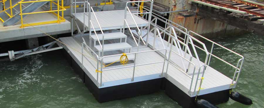 Floating Dock Scaffolding | Scaffolding For Dock | AccuDock